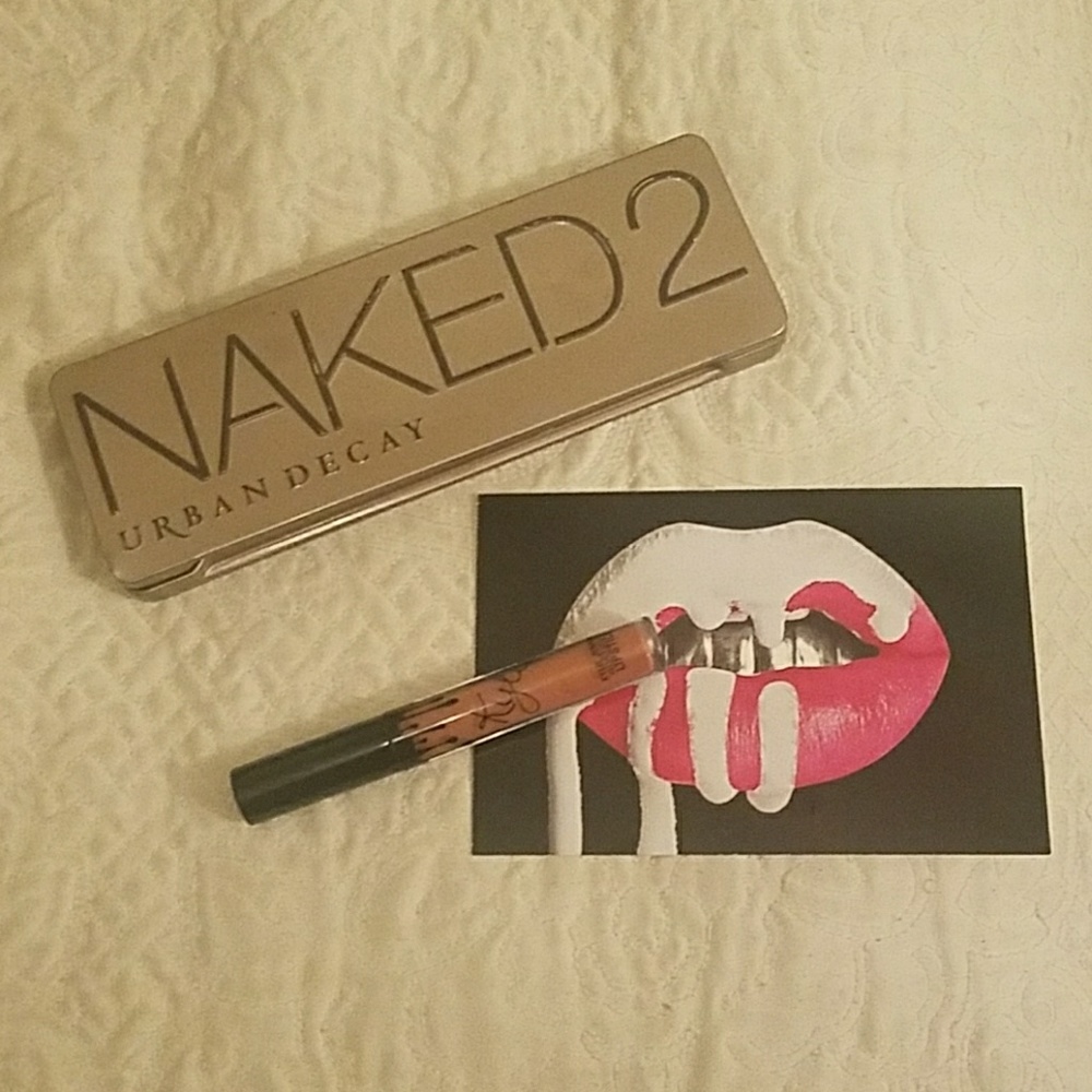 Naked2 Palette and Kylie Cosmetics Lipstick
